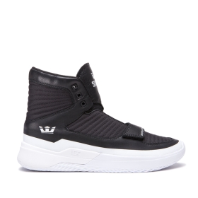 Mens Supra High Top Shoes THEORY Black/White/white | AU-82759